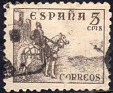Spain 1940 Cid 5 CTS Sepia Edifil 916. España 916 us. Uploaded by susofe